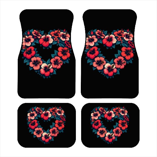 Hibiscus Car Mats