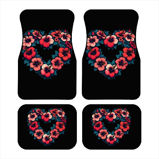 Hibiscus Car Mats