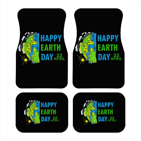 happy earth day april 22 Car Mats