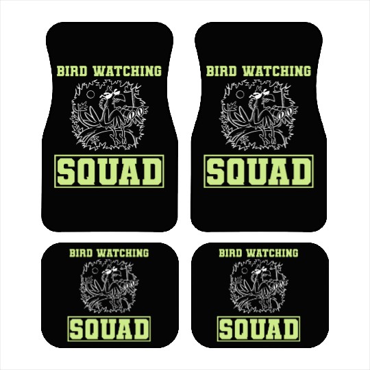 Funny Bird Watcher Ornithologist Car Mats