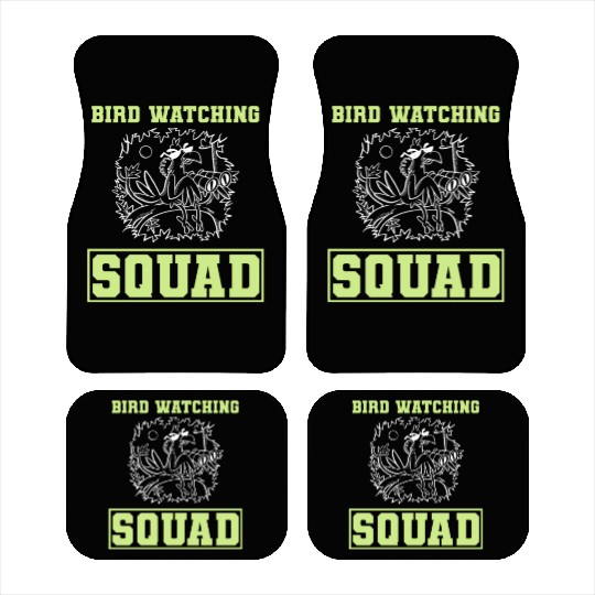 Funny Bird Watcher Ornithologist Car Mats
