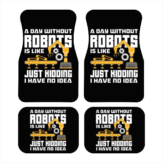 Funny Robotics Robot Engineering Programming Car Mats