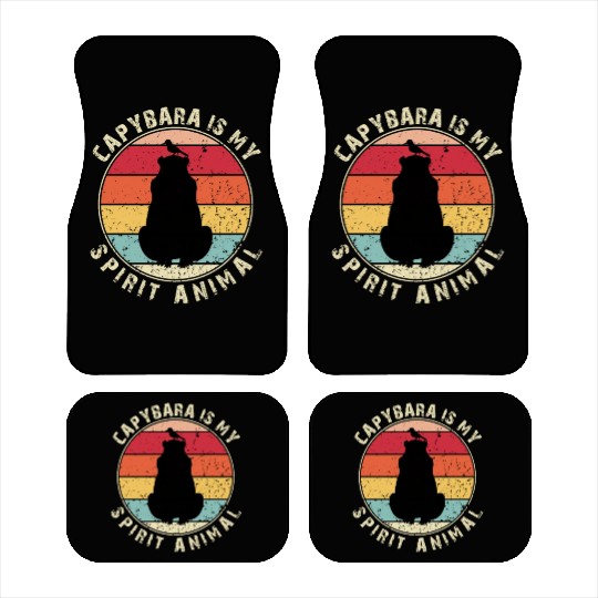 Capybara Is My Spirit Animal Car Mats