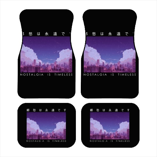 Nostalgia Is Timeless Retro Japanese Vintage Stree Car Mats