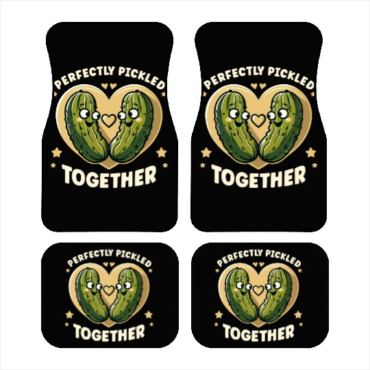 Pickle Lover Funny Pickle Dill pickle Pickled Car Mats