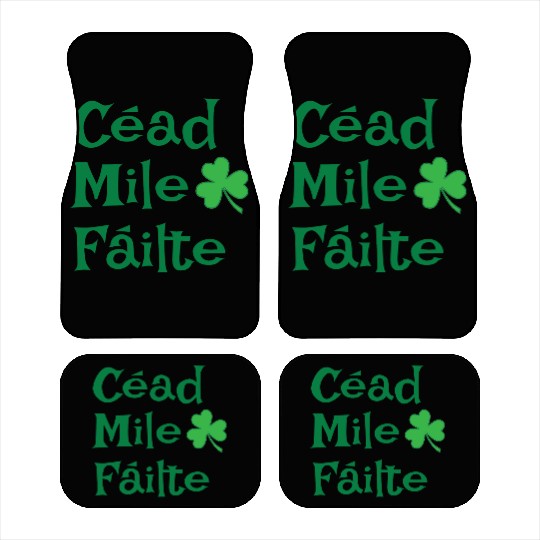 Cead Mile Failte Car Mats