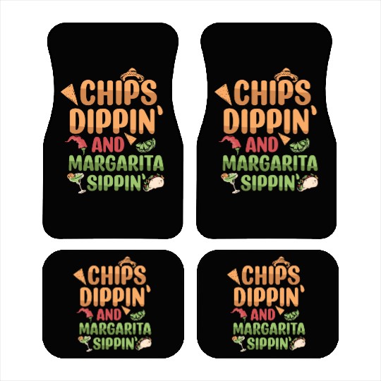 Margarita Sippin' Summer Vibes Car Mats