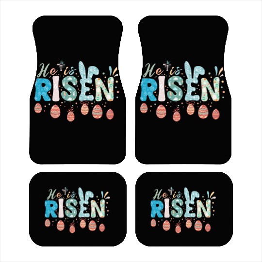 He Is Risen Easter Celebration Theme Car Mats