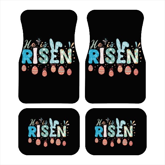 He Is Risen Easter Celebration Theme Car Mats