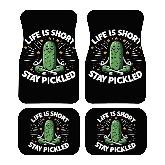 Pickle Lover Funny Pickle Dill pickle Pickled Car Mats