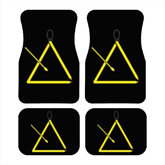 Triangle music instrument for orchestra Car Mats