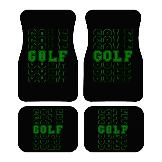 Golf Sport Multi Word Style Car Mats