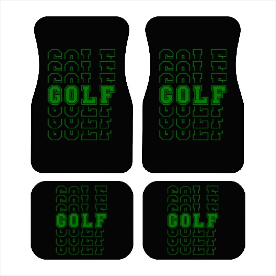 Golf Sport Multi Word Style Car Mats