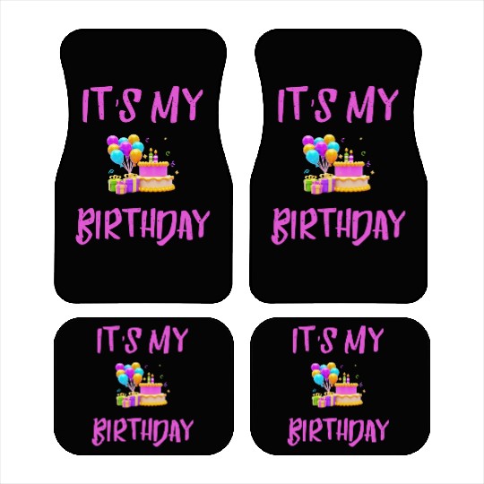 Its my Birthday Car Mats