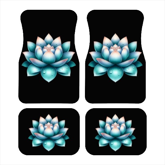 Serene Lotus Car Mats