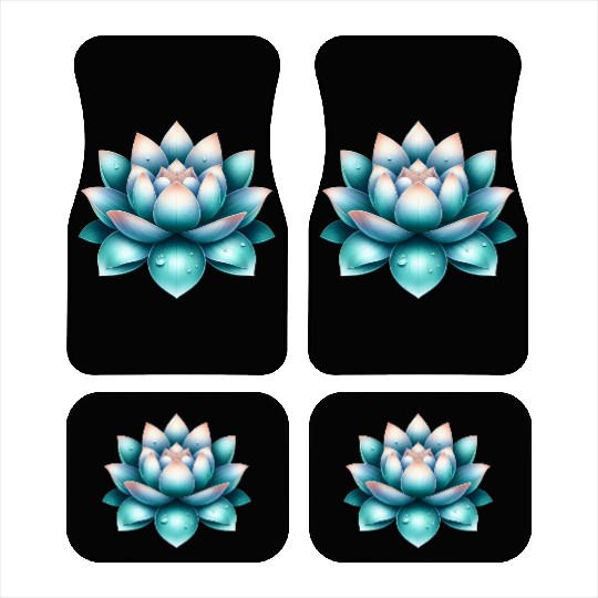Serene Lotus Car Mats