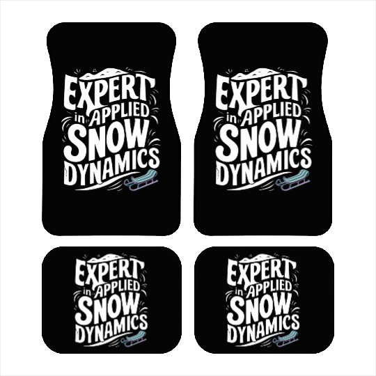 Sledding Snow Sled Winter Sport Winter Outdood Car Mats