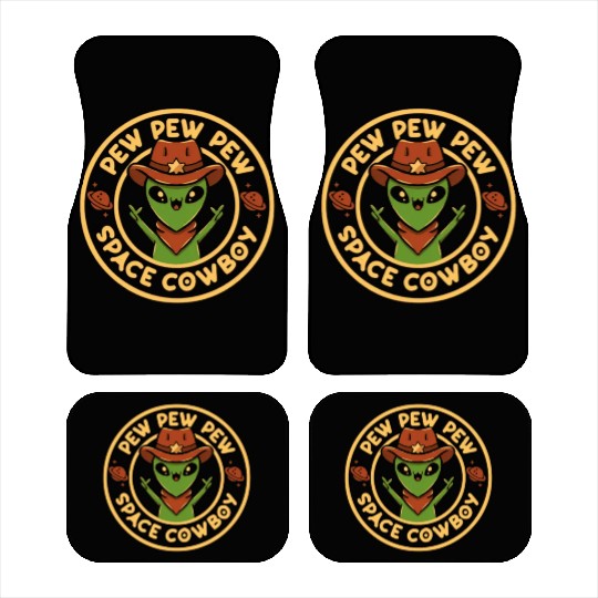 Pew pew pew space cowboy Car Mats