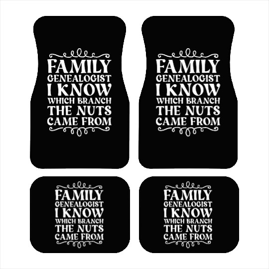 Family Genealogist Ancestry Lineage Genealogy Car Mats