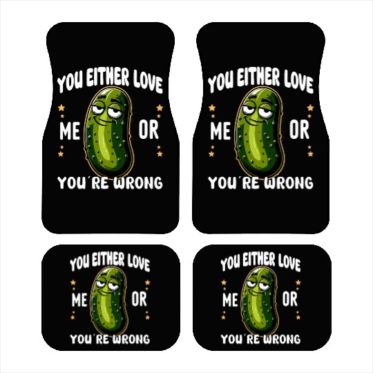Pickle Lover Funny Pickle Dill pickle Pickled Car Mats