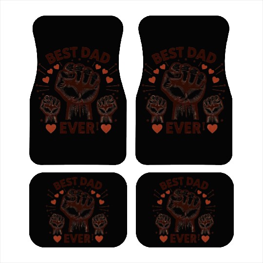 Best Dad Ever Car Mats