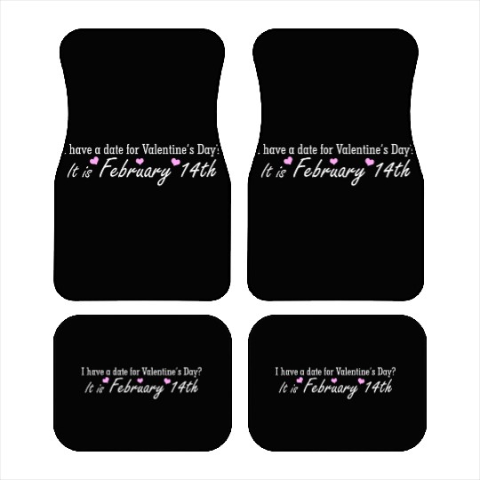 Valentine's Day Girlfirend Boyfriend Car Mats