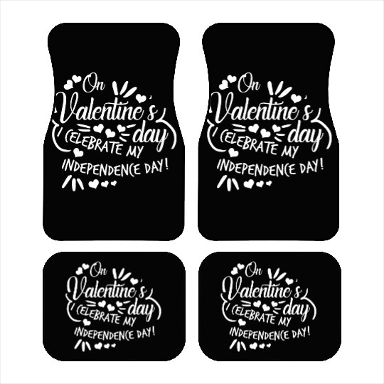 Valentine's Day Independent Single Car Mats