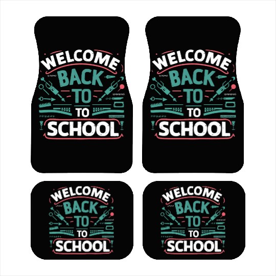 welcome back to school Car Mats