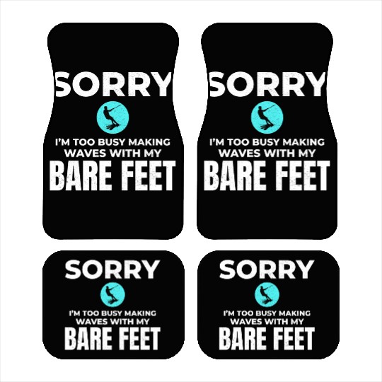 Barefoot Water Skiing Extreme Sports Barefooting Car Mats
