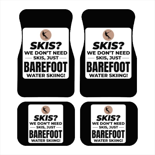 Barefoot Water Skiing Extreme Sports Barefooting Car Mats