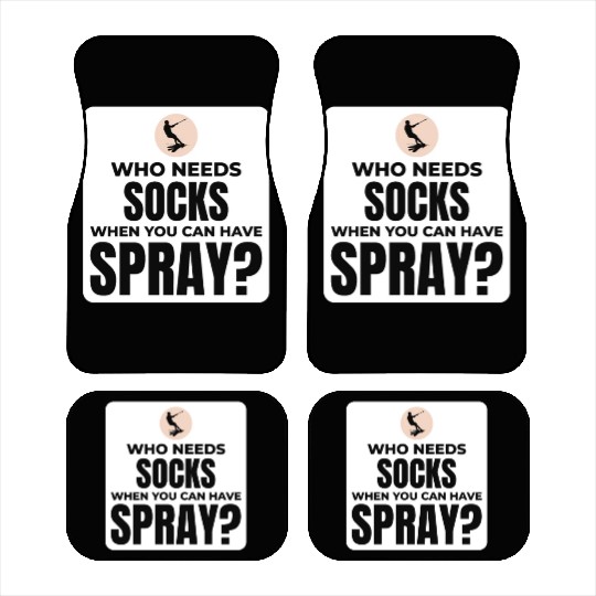 Barefoot Water Skiing Extreme Sports Barefooting Car Mats