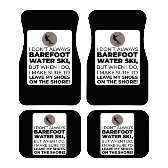 Barefoot Water Skiing Extreme Sports Barefooting Car Mats