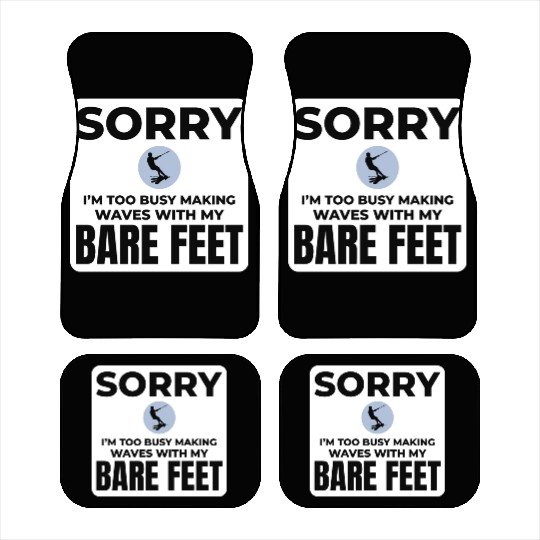 Barefoot Water Skiing Extreme Sports Barefooting Car Mats