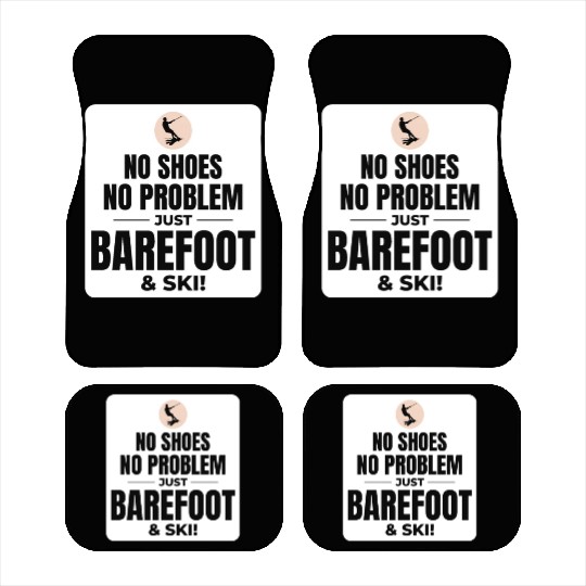 Barefoot Water Skiing Extreme Sports Barefooting Car Mats