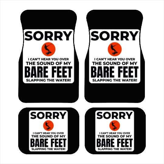 Barefoot Water Skiing Extreme Sports Barefooting Car Mats