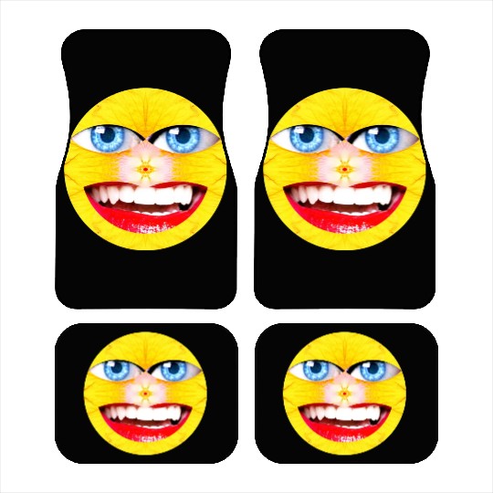 Smile Face Have a Nice Day Promote Happiness Joy Car Mats