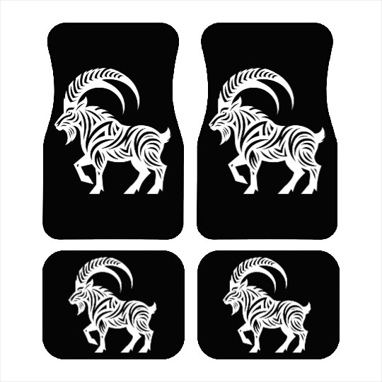Capricorn Tattoo Style Car Mats