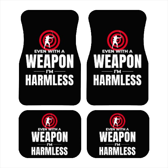 Archery Targets Archer Bullseye Shooting Sport Car Mats