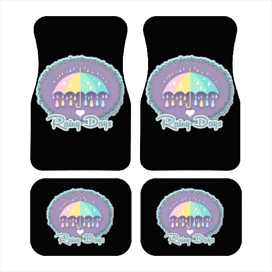 Novelty Rainy Days Car Mats