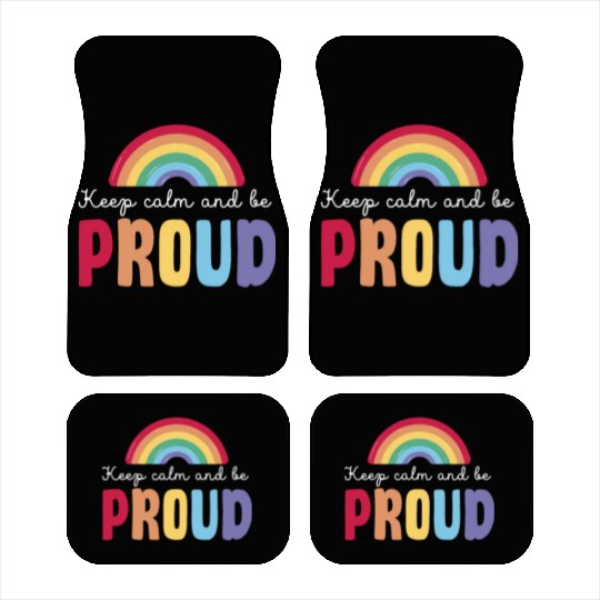 LGBTQ Rights Pride Month Car Mats