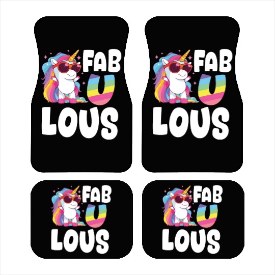 LGBTQ+ Unicorn Car Mats