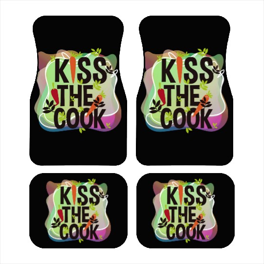 Vector Cartoon Kiss The Cook Carrot Metaphor Art Car Mats