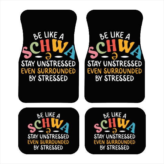 English Teacher Funny Grammar Car Mats