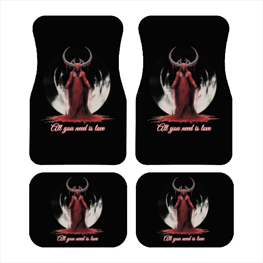All You Need Is Love - Baphomet Car Mats