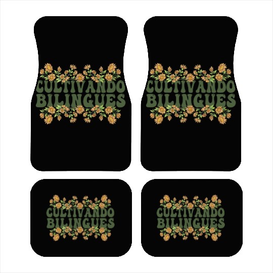 Cultivando Bilingües Spanish Teacher Car Mats