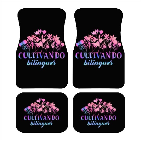 Cultivando Bilingües Spanish Teacher Car Mats