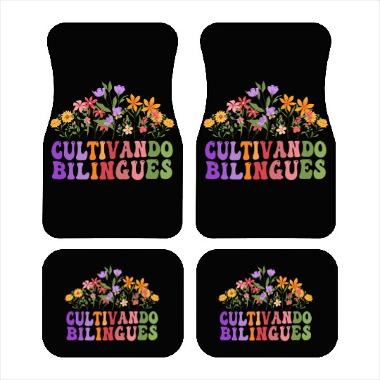 Cultivando Bilingües Spanish Teacher Car Mats