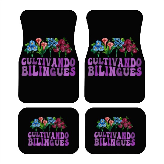 Cultivando Bilingües Spanish Teacher Car Mats