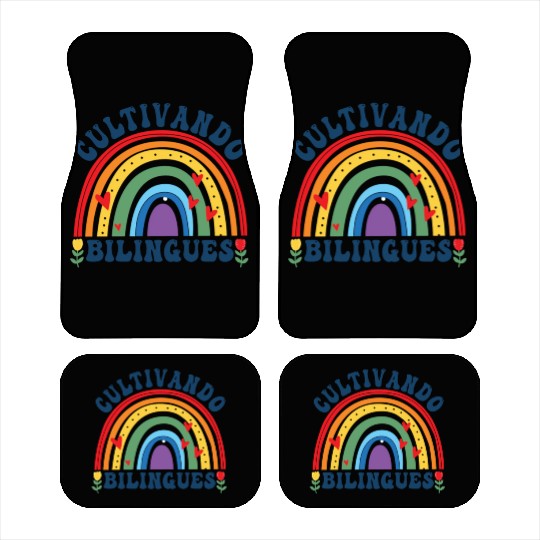 Cultivando Bilingües Spanish Teacher Car Mats