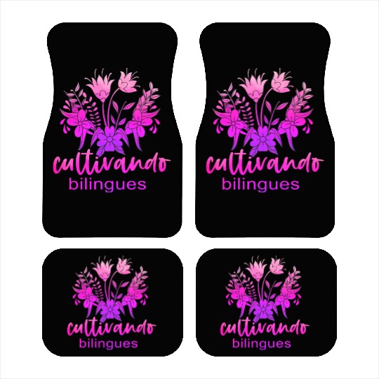 Cultivando Bilingües Spanish Teacher Car Mats